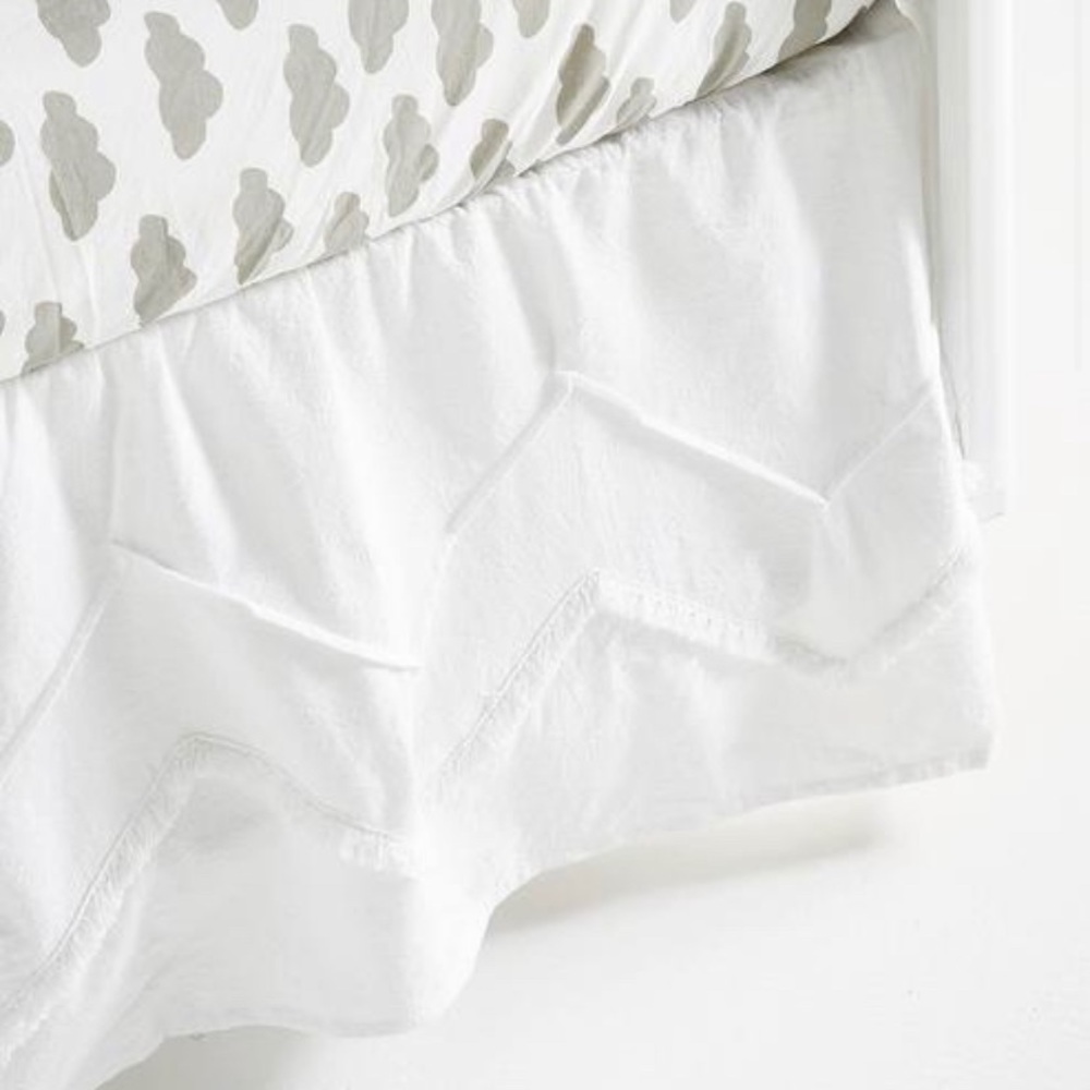 Anthropologie crib skirt